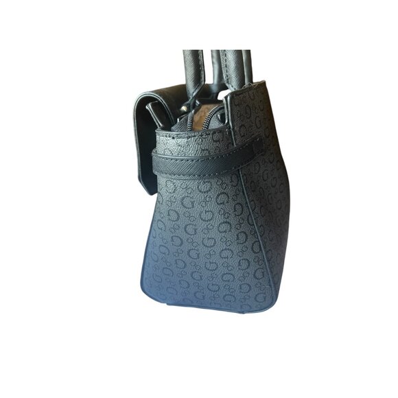 Guess Black Handbag with Logo Cross Body Detachable Strap and Tag - Picture 12 of 16